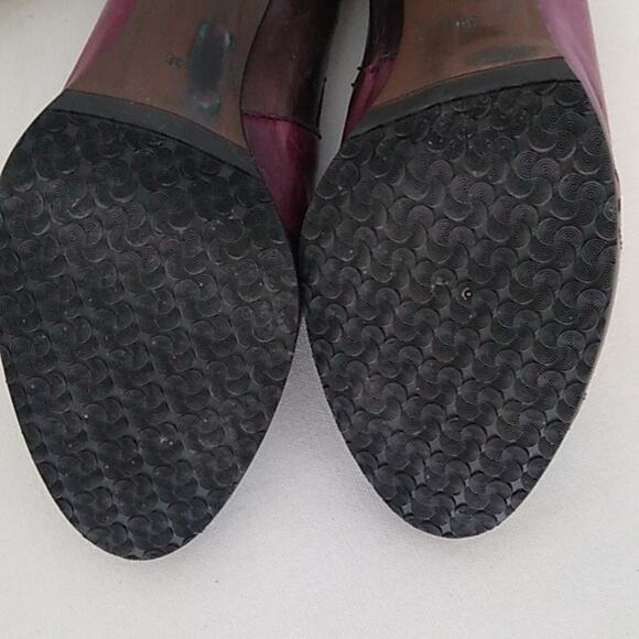 Canal Grande Made In Italy Multicolor Oxford Western Leather Heeled Bootie 36 - Picture 8 of 12